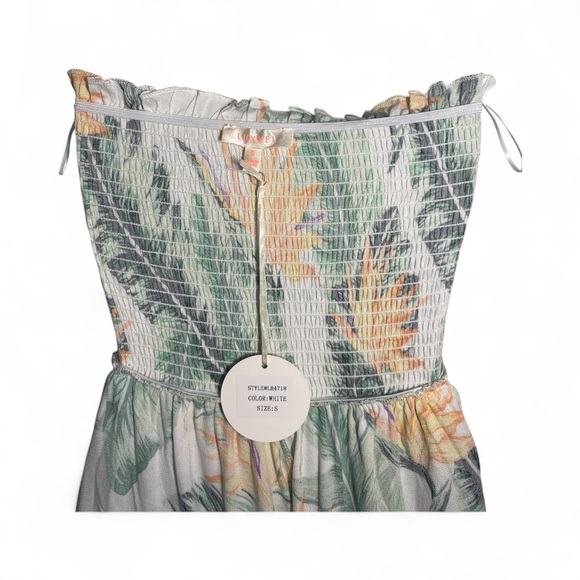 Luxxel Multicolor Smocked Dress - Picture 10 of 16